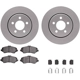 Purchase Top-Quality DYNAMIC FRICTION COMPANY - 4512-42070 - Front Disc Brake Kit pa2