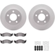 Purchase Top-Quality DYNAMIC FRICTION COMPANY - 4512-42073 - Front Brake Kit pa4