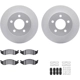 Purchase Top-Quality DYNAMIC FRICTION COMPANY - 4512-42074 - Front Brake Kit pa3