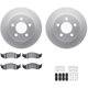 Purchase Top-Quality DYNAMIC FRICTION COMPANY - 4512-42081 - Front Disc Brake Kit pa1