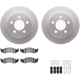 Purchase Top-Quality DYNAMIC FRICTION COMPANY - 4512-42081 - Front Disc Brake Kit pa5