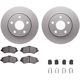 Purchase Top-Quality DYNAMIC FRICTION COMPANY - 4512-42087 - Front Disc Brake Kit pa2