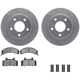 Purchase Top-Quality DYNAMIC FRICTION COMPANY - 4512-45035 - Front Disc Brake Kit pa1