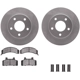 Purchase Top-Quality DYNAMIC FRICTION COMPANY - 4512-45035 - Front Disc Brake Kit pa2