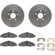 Purchase Top-Quality DYNAMIC FRICTION COMPANY - 4512-45039 - Front Disc Brake Kit pa4
