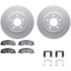 Purchase Top-Quality DYNAMIC FRICTION COMPANY - 4512-45046 - Front Disc Brake Kit pa1