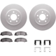 Purchase Top-Quality DYNAMIC FRICTION COMPANY - 4512-45046 - Front Disc Brake Kit pa5