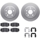 Purchase Top-Quality DYNAMIC FRICTION COMPANY - 4512-45049 - Front Disc Brake Kit pa1