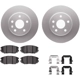Purchase Top-Quality DYNAMIC FRICTION COMPANY - 4512-45049 - Front Disc Brake Kit pa4