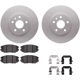 Purchase Top-Quality DYNAMIC FRICTION COMPANY - 4512-45052 - Front Disc Brake Kit pa4