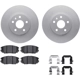 Purchase Top-Quality DYNAMIC FRICTION COMPANY - 4512-45053 - Front Disc Brake Kit pa1