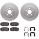 Purchase Top-Quality DYNAMIC FRICTION COMPANY - 4512-45053 - Front Disc Brake Kit pa3