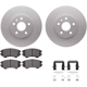 Purchase Top-Quality DYNAMIC FRICTION COMPANY - 4512-45054 - Front Disc Brake Kit pa5
