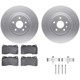 Purchase Top-Quality DYNAMIC FRICTION COMPANY - 4512-45057 - Front Disc Brake Kit pa1