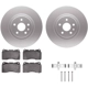 Purchase Top-Quality DYNAMIC FRICTION COMPANY - 4512-45057 - Front Disc Brake Kit pa5