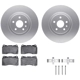Purchase Top-Quality DYNAMIC FRICTION COMPANY - 4512-45058 - Front Disc Brake Kit pa1