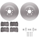 Purchase Top-Quality DYNAMIC FRICTION COMPANY - 4512-45058 - Front Disc Brake Kit pa5