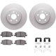 Purchase Top-Quality DYNAMIC FRICTION COMPANY - 4512-45067 - Front Disc Brake Kit pa5