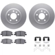Purchase Top-Quality DYNAMIC FRICTION COMPANY - 4512-45073 - Front Disc Brake Kit pa1