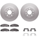 Purchase Top-Quality DYNAMIC FRICTION COMPANY - 4512-46063 - Front Brake Kit pa3