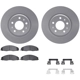 Purchase Top-Quality DYNAMIC FRICTION COMPANY - 4512-46066 - Front Disc Brake Kit pa1