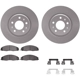 Purchase Top-Quality DYNAMIC FRICTION COMPANY - 4512-46066 - Front Disc Brake Kit pa3