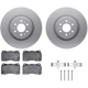 Purchase Top-Quality DYNAMIC FRICTION COMPANY - 4512-46069 - Front Disc Brake Kit pa1