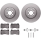 Purchase Top-Quality DYNAMIC FRICTION COMPANY - 4512-46069 - Front Disc Brake Kit pa5