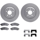Purchase Top-Quality DYNAMIC FRICTION COMPANY - 4512-46074 - Front Disc Brake Kit pa1