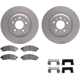 Purchase Top-Quality DYNAMIC FRICTION COMPANY - 4512-46074 - Front Disc Brake Kit pa2