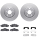 Purchase Top-Quality DYNAMIC FRICTION COMPANY - 4512-46077 - Front and Rear Disc Brake Kit by pa1