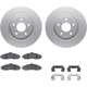 Purchase Top-Quality DYNAMIC FRICTION COMPANY - 4512-46079 - Front Disc Brake Kit pa1