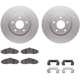 Purchase Top-Quality DYNAMIC FRICTION COMPANY - 4512-46079 - Front Disc Brake Kit pa2