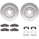 Purchase Top-Quality DYNAMIC FRICTION COMPANY - 4512-46081 - Front Brake Kit pa3