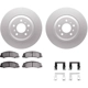 Purchase Top-Quality DYNAMIC FRICTION COMPANY - 4512-46088 - Front Disc Brake Kit pa3