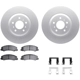 Purchase Top-Quality DYNAMIC FRICTION COMPANY - 4512-46089 - Front Disc Brake Kit pa1