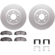 Purchase Top-Quality DYNAMIC FRICTION COMPANY - 4512-46089 - Front Disc Brake Kit pa4