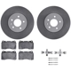 Purchase Top-Quality DYNAMIC FRICTION COMPANY - 4512-46109 - Front Disc Brake Kit pa1