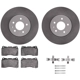 Purchase Top-Quality DYNAMIC FRICTION COMPANY - 4512-46109 - Front Disc Brake Kit pa4