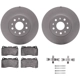 Purchase Top-Quality DYNAMIC FRICTION COMPANY - 4512-46124 - Front Disc Brake Kit pa2