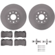 Purchase Top-Quality DYNAMIC FRICTION COMPANY - 4512-46125 - Front Disc Brake Kit pa2