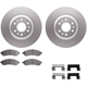 Purchase Top-Quality DYNAMIC FRICTION COMPANY - 4512-46140 - Front Disc Brake Kit pa4