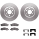 Purchase Top-Quality DYNAMIC FRICTION COMPANY - 4512-46141 - Front Disc Brake Kit pa3