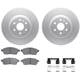 Purchase Top-Quality DYNAMIC FRICTION COMPANY - 4512-46146 - Front Disc Brake Kit pa1