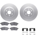 Purchase Top-Quality DYNAMIC FRICTION COMPANY - 4512-46147 - Front Disc Brake Kit pa1