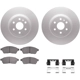 Purchase Top-Quality DYNAMIC FRICTION COMPANY - 4512-46147 - Front Disc Brake Kit pa2