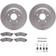 Purchase Top-Quality DYNAMIC FRICTION COMPANY - 4512-47065 - Front Brake Kit pa2