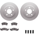 Purchase Top-Quality DYNAMIC FRICTION COMPANY - 4512-47070 - Front Brake Kit pa2