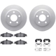 Purchase Top-Quality DYNAMIC FRICTION COMPANY - 4512-47072 - Front Disc Brake Kit pa1