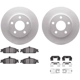 Purchase Top-Quality DYNAMIC FRICTION COMPANY - 4512-47072 - Front Disc Brake Kit pa5